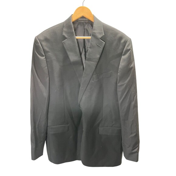 Lauren Ralph Lauren Suit Jacket Size 44 L Men's Gray Macy's 100% Wool